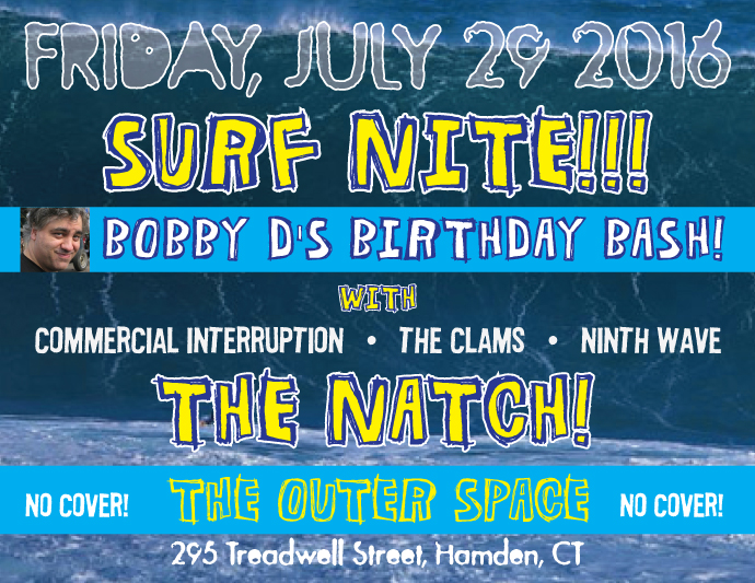The Natch! at The Outer Space for SURF NIGHT